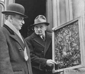 Artist Jean Crotti and Chorbishop Mansour Stephens