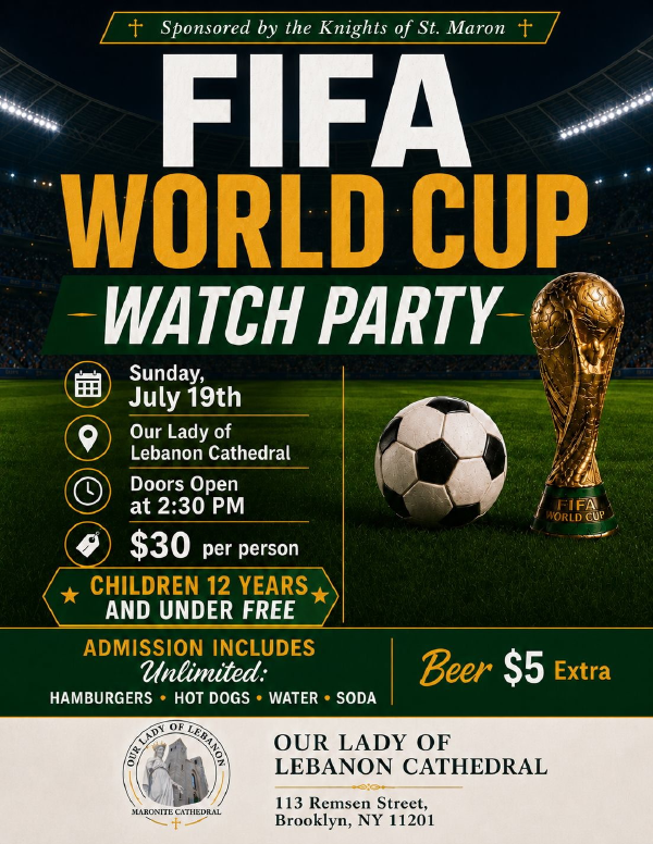 FIFA World Cup flyer